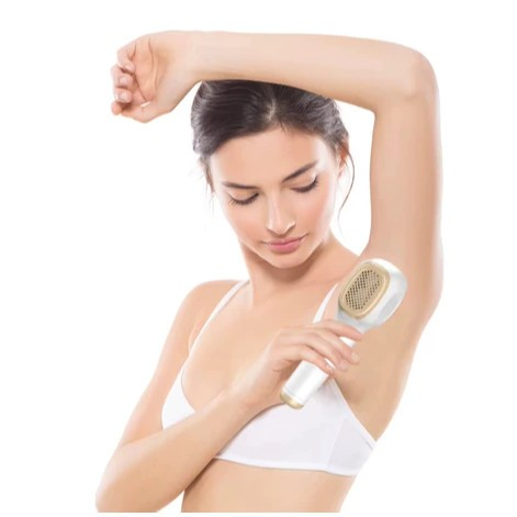 Depilador Feminino A Laser Frio Profissional 48w Bivolt De Diodo Portátil Kemei Km 7106