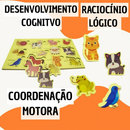 Quebra Encaixe Didático Animais 